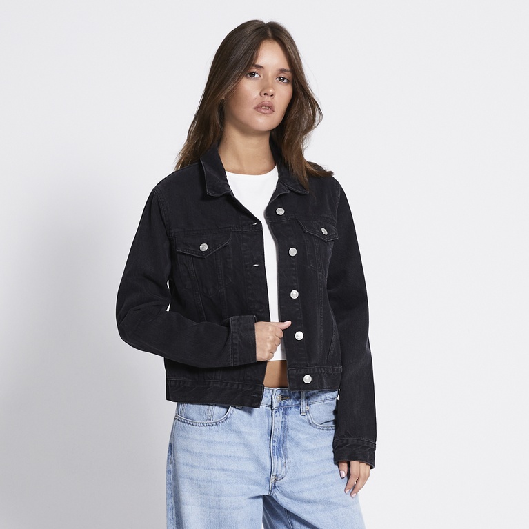 Cropped denim jacket "Own"